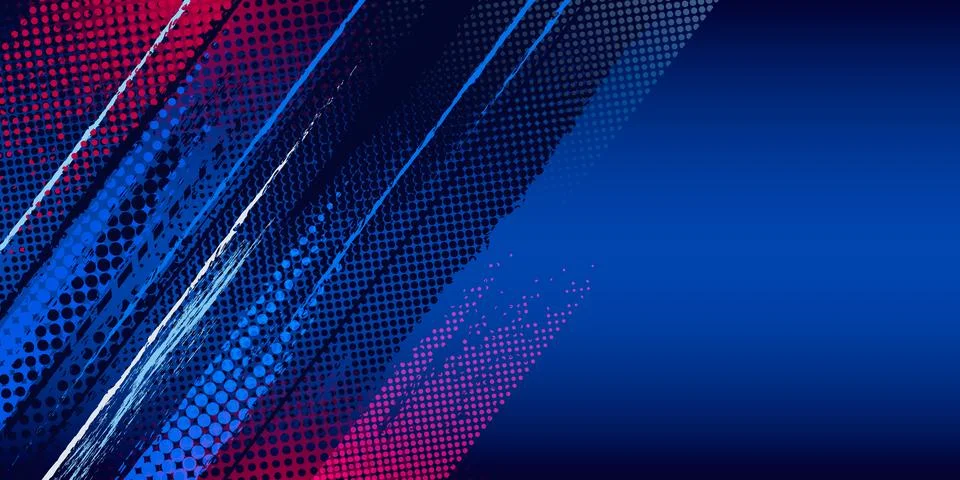 Sport background with dynamic halftone pattern Illustrazione stock