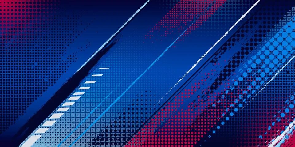 Sport background with dynamic halftone pattern Stockillustratie