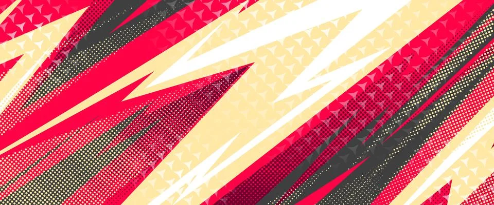 Sport background with dynamic halftone pattern Stock Illustration