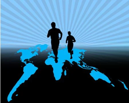 Sport background Stock Illustration