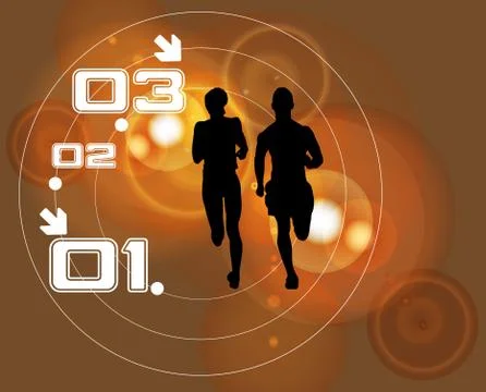 Sport background Stock Illustration