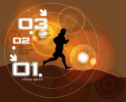 Sport background Stock Illustration