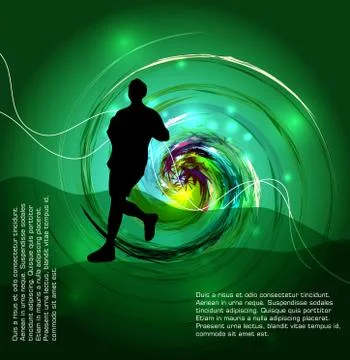 Sport background Stock Illustration