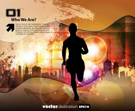 Sport background Stock Illustration