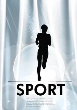 Sport background 스톡 일러스트