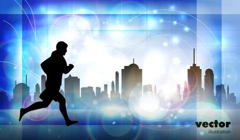 Sport background Stock Illustration