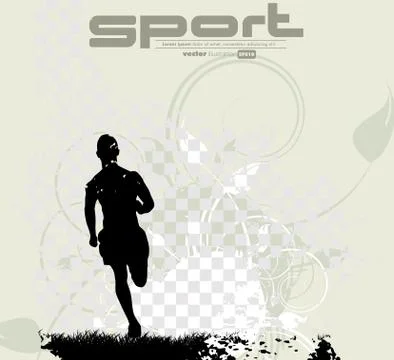 Sport background Stock Illustration