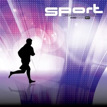 Sport background Stock Illustration