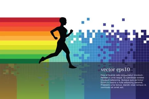 Sport background Stock Illustration