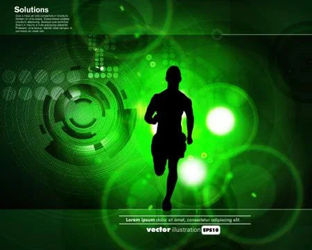 Sport background Stock Illustration