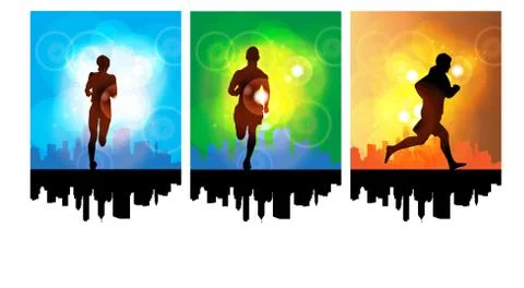 Sport background Stock Illustration