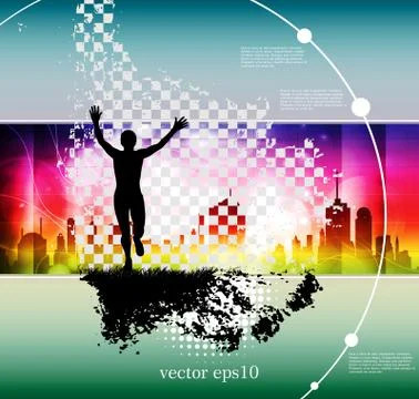 Sport background Stock Illustration