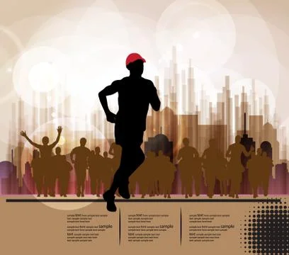 Sport background Stock Illustration