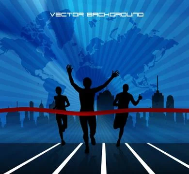 Sport background Stock Illustration