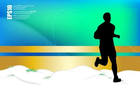 Sport background Stock Illustration