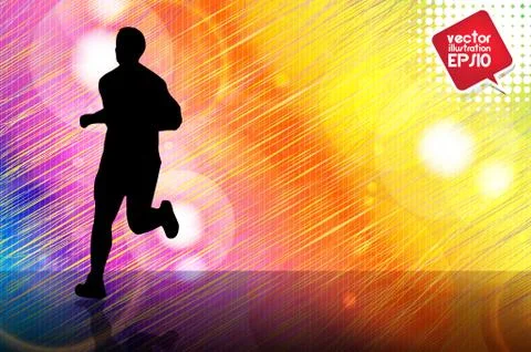 Sport background Stock Illustration