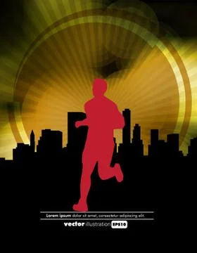 Sport background Stock Illustration