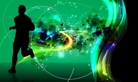 Sport background Stock Illustration