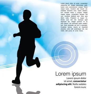 Sport background Stock Illustration