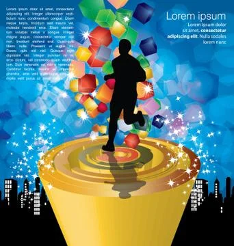 Sport background Stock Illustration