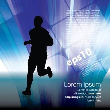 Sport background Stock Illustration