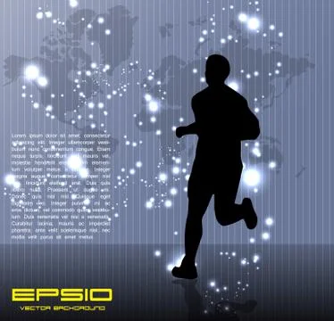 Sport background Stock Illustration