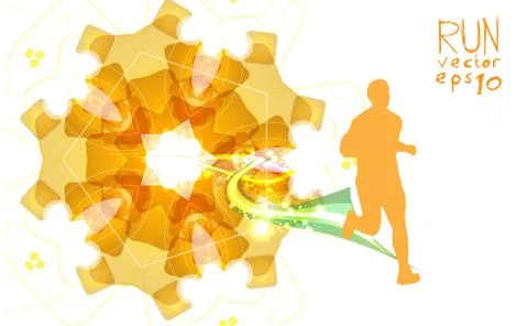 Sport background Stock Illustration