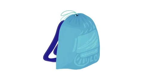 Sport backpack icon animation Video stock 168932611