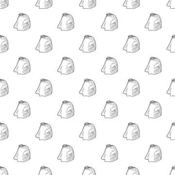 Sport backpack icon outline Stock Illustration