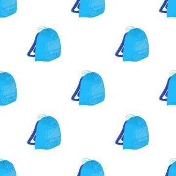 Sport backpack pattern seamless vector 스톡 일러스트