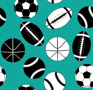 Sport Balls Illustrazione stock