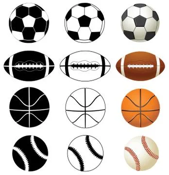 Sport Balls Stock-Illustration