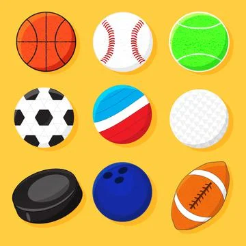 Sport balls vector Stock Illustration