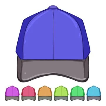 Sport baseball cap cartoon vector graphic Illustrazione stock