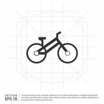 Sport bicycle icon Stock Illustration