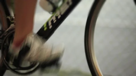 Sport bicycle in motion Stock Footage 40428376