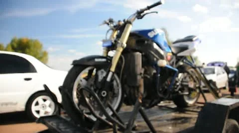 Sport bike Stock Footage 17992900