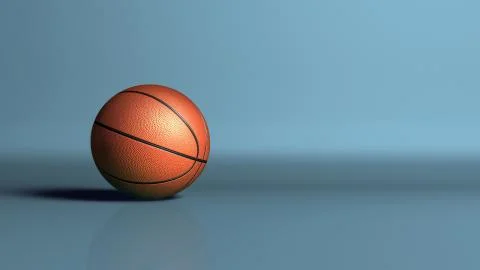 Sport blasketball 3d render Stock Illustration
