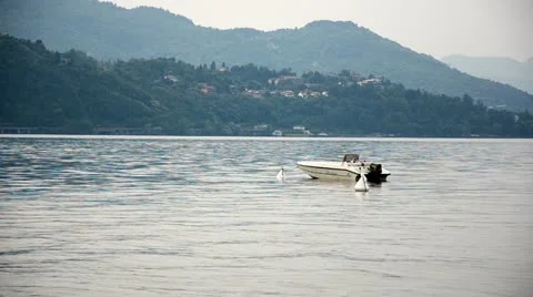 Sport boad on a buoy 스톡 동영상 11408341