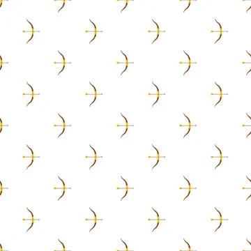 Sport bow pattern seamless vector Stock Illustration