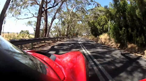 Sport car driving Stock Footage 34263840