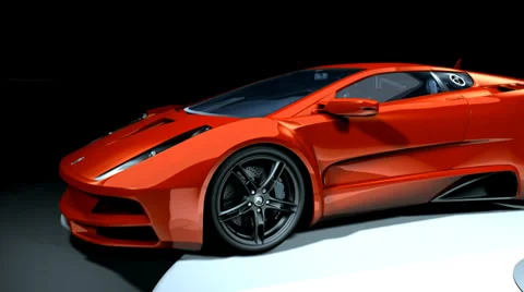 Sport Car Stock Footage 35453302