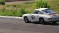 Sport car Porsche 911 approaching. Retro automobiles competition rally HD Footage