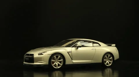 Sport car presentation panoramic turntable Video stock 46473085