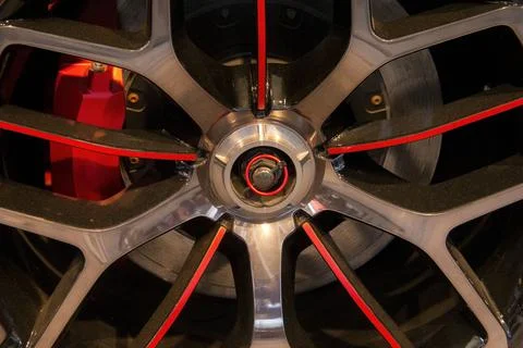 Sport car ring Stock Photos