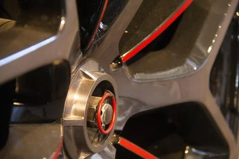 Sport car ring Stock Photos