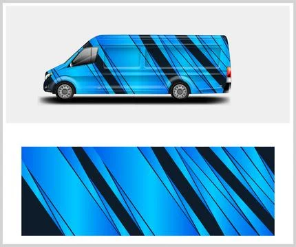 Sport car wrap design vector sport car decal wrap design vector Stock Illustration