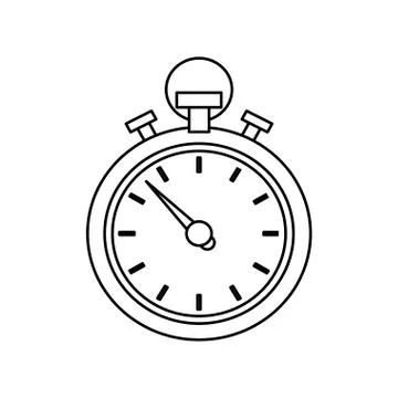 Sport chronometer timer Illustrazione stock