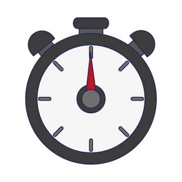 Sport chronometer timer Illustrazione stock