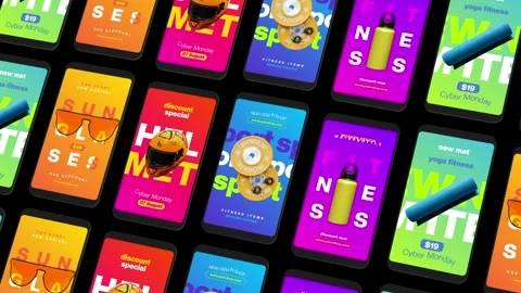 Sport Commerce Instagram Stories Stock After Effects